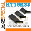 HT16K33 LED Driver IC for Displays and Keyboards