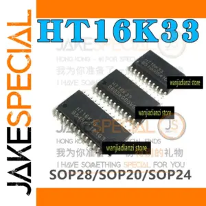 HT16K33 LED Driver IC for Displays and Keyboards