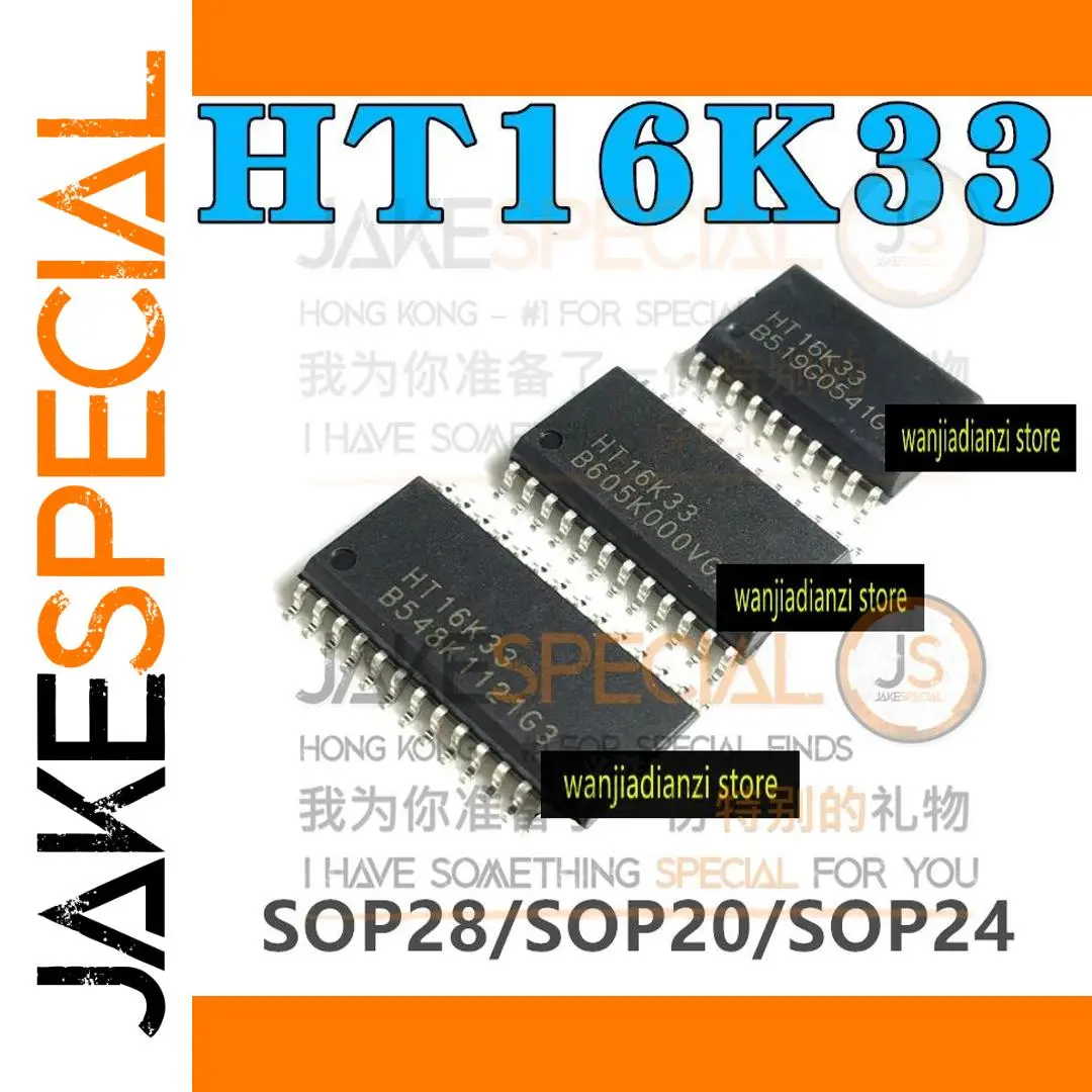HT16K33 LED Driver IC for Displays and Keyboards 1 HT16K33 LED Driver IC for Displays and Keyboards