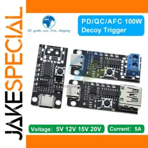 USB-C Fast Charging Trigger Board 100W
