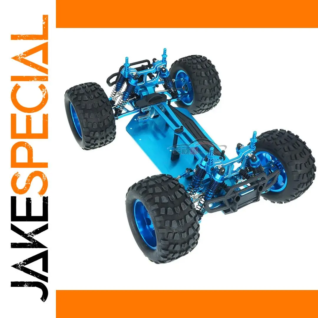 Blue 1/10 Scale Metal RC Frame for Off-Road Vehicles 1 Blue 1/10 Scale Metal RC Frame for Off-Road Vehicles