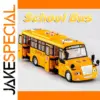 Vibrant Yellow 1:24 Scale School Bus Model