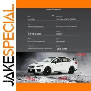 2015 WRX STI S208 1:64 Diecast Model
