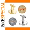 Lucky Diamond Cufflinks for Men