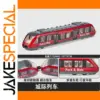 Red and Black Alloy Tram Model 1/120 Scale