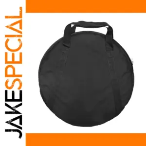 Black 21-Inch Cymbal Bag for Musicians