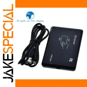 Black RFID Card Reader for Secure Access