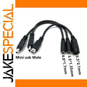 Mini USB to DC Power Conversion Cable