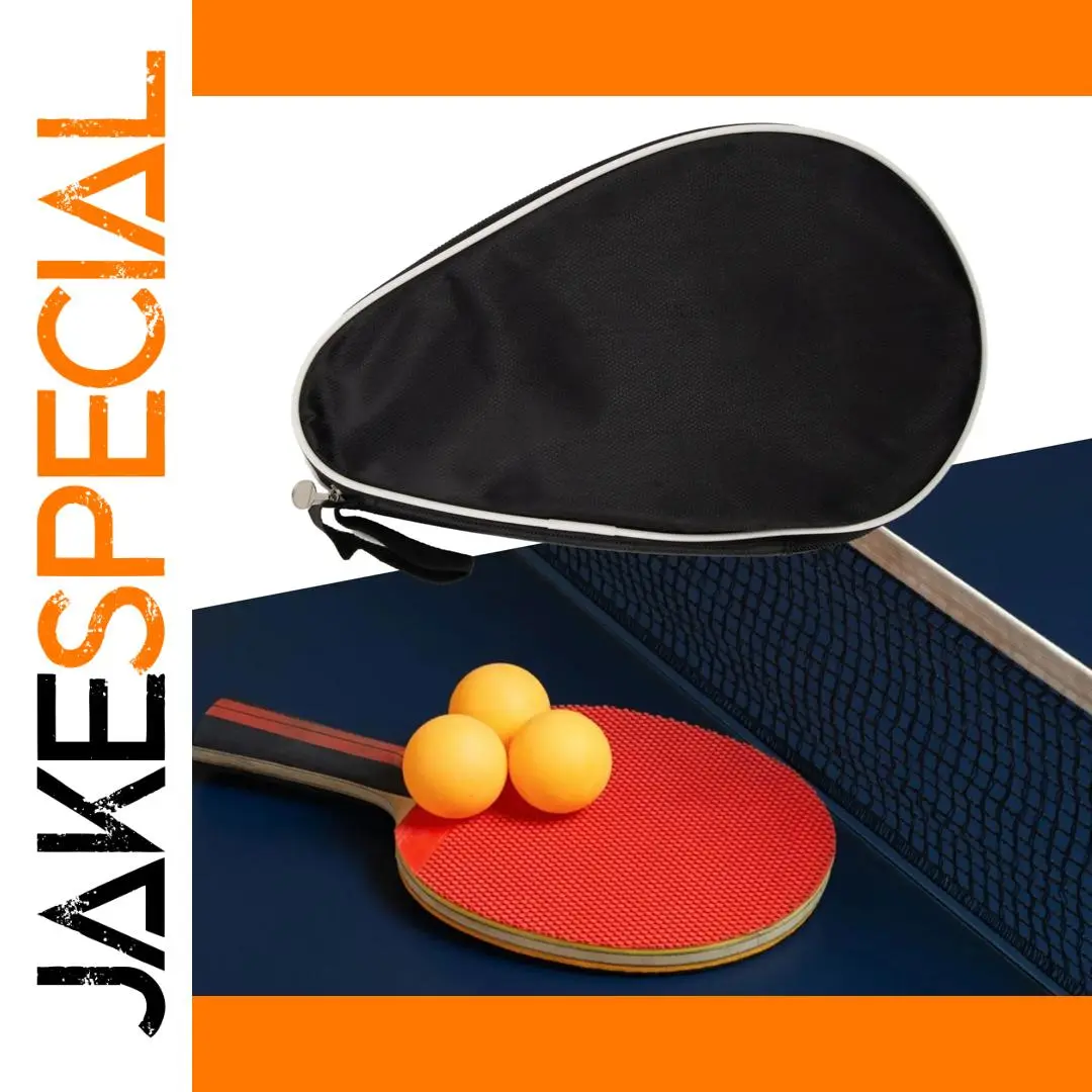 Portable Table Tennis Racket Cover with White Trim 1 Portable Table Tennis Racket Cover with White Trim