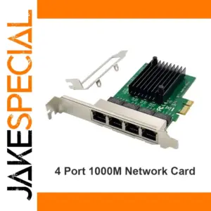 4-Port Gigabit Ethernet Network Card for Desktop PCs