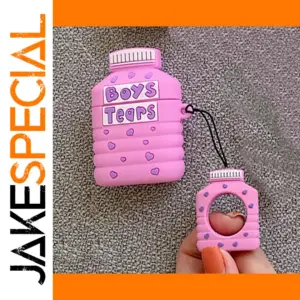 Cute Pink Cartoon AirPods Case for 1/2