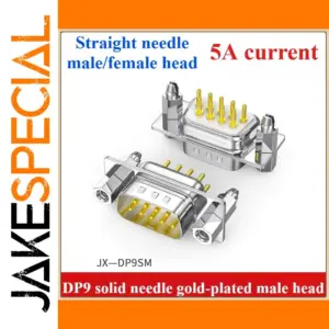 DB9 9-Pin Male and Female Connectors for PCB Mounting