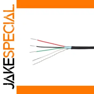 Shielded 4-Conductor Guitar Pickup Wiring Cable