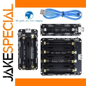 Dual-Voltage Lithium Battery Shield for 18650 Cells