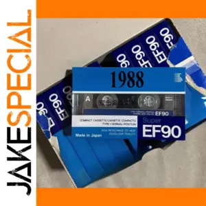 Vintage 1988 EF90 Cassette Tape from Japan
