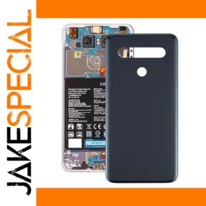 LG Q51 Back Cover Replacement in Black, White, Gray