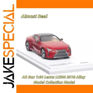 Red Lexus LC500 1:64 Miniature Model