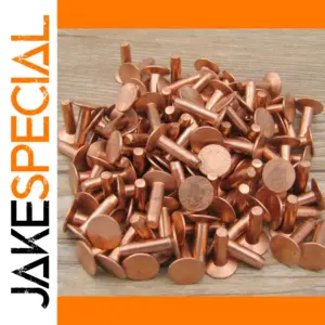 Premium Brass & Copper Leather Rivets Set
