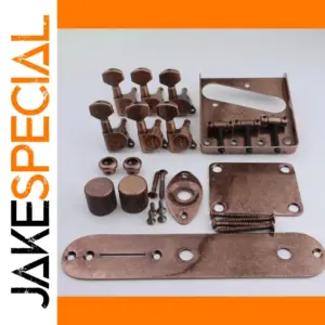 Vintage Bronze Copper Electric Guitar Accessories Set