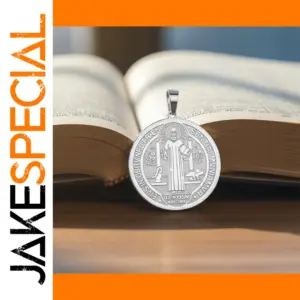 Stainless Steel Saint Benedict Pendant Jewelry