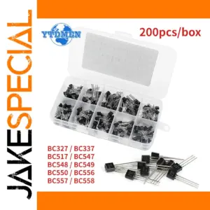 200-Pack TO-92 Bipolar Transistor Kit