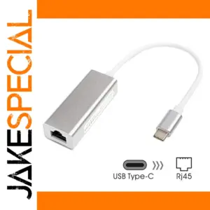 USB Type-C Ethernet Adapter for MacBook & Windows