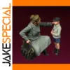 WWII Woman and Boy Resin Model Kit 1:35 Scale