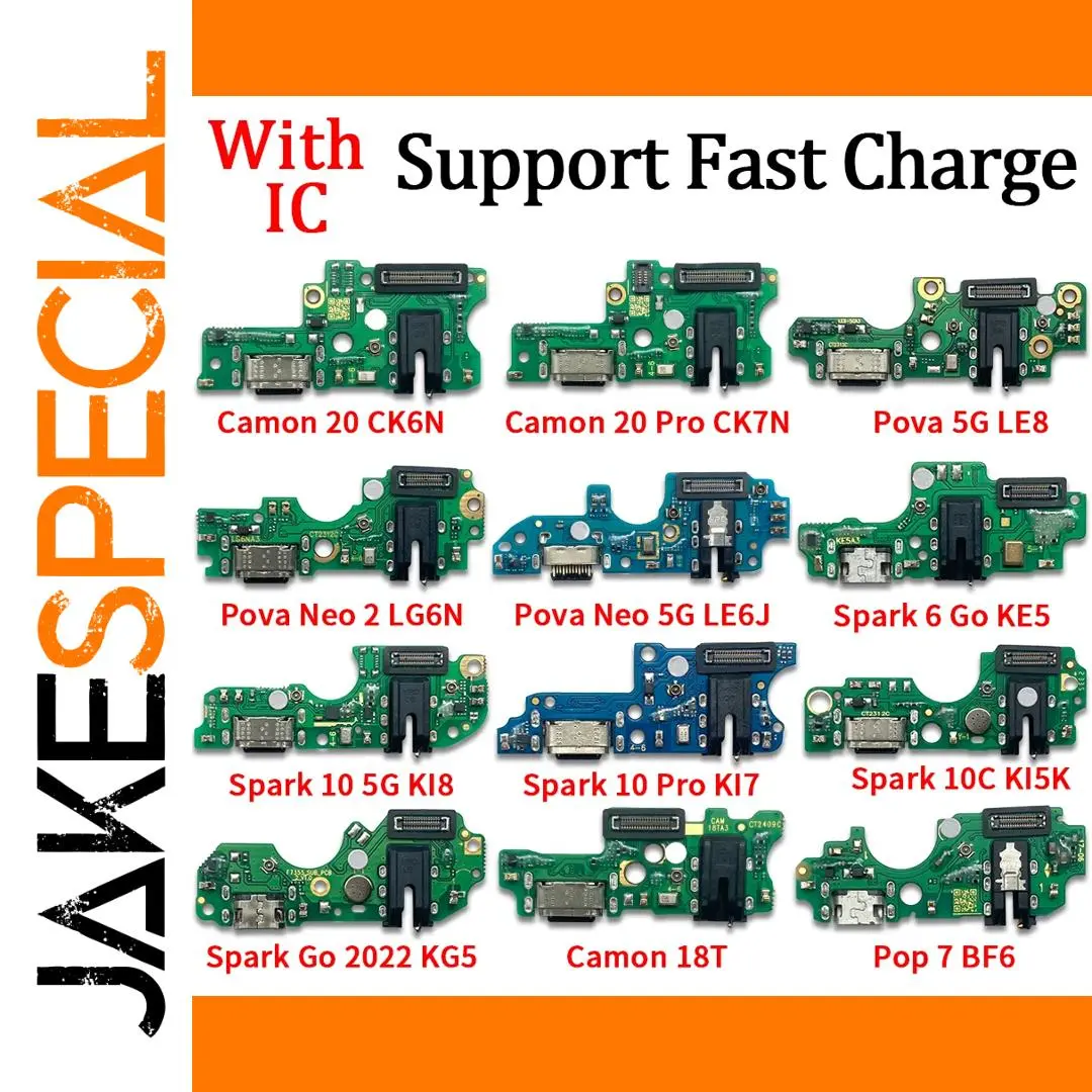 PCB Flex Charger Boards Set for Infinix and Tecno Smartphones 1 PCB Flex Charger Boards Set for Infinix and Tecno Smartphones