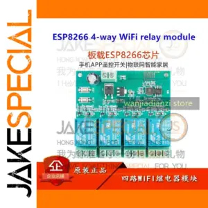 4-Channel WiFi Relay Module for Smart Home