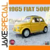 1965 Fiat 500F Diecast Model in Yellow