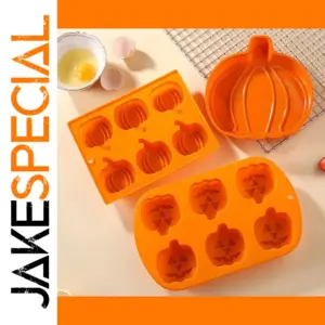 Halloween Silicone Pumpkin Mold 6-Grid & Large Options