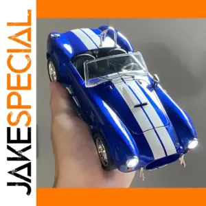 1:22 Scale Blue Ford Shelby AC Cobra Diecast Model