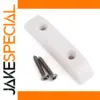 White Plastic Bass Thumb Rest 66mm x 14mm x 13mm