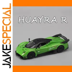 Vibrant Green Pagani Huayra R Model 1:32 Scale