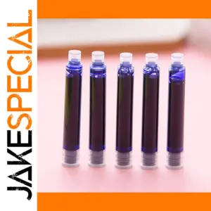 Set of 25 Blue Fountain Pen Ink Cartridges