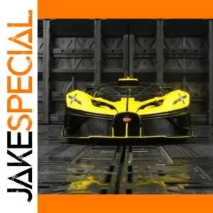 Vibrant Yellow 1:24 Bugatti Alloy Model