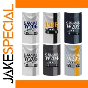 C-Class W202 Garage Wall Banner