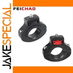 Aluminum Bike Handlebar Camera Mount, 50x50x19mm