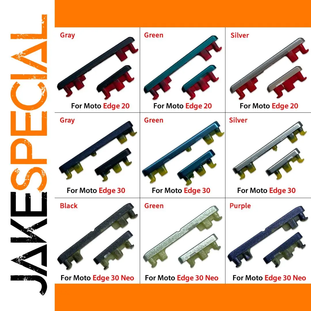 Motorola Edge 20 & 30 Series Replacement Side Keys 1 Motorola Edge 20 & 30 Series Replacement Side Keys