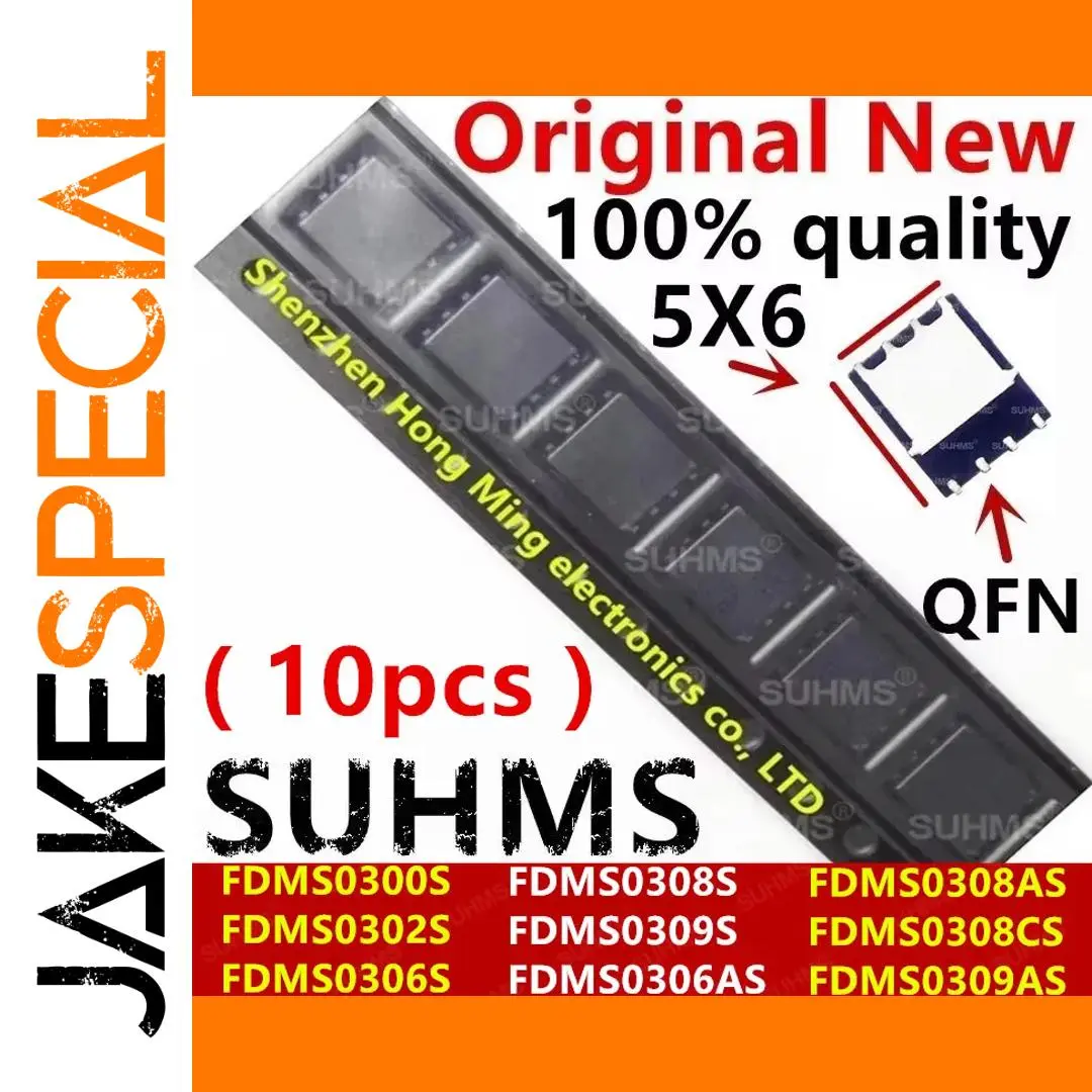 Set of 10 High-Precision QFN-8 Drive ICs 1 Set of 10 High-Precision QFN-8 Drive ICs