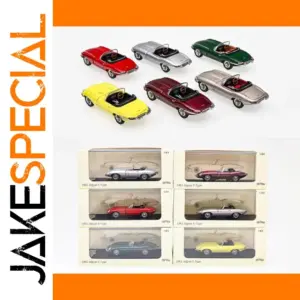 Vintage 1961 Jaguar E-Type 1:64 Scale Model