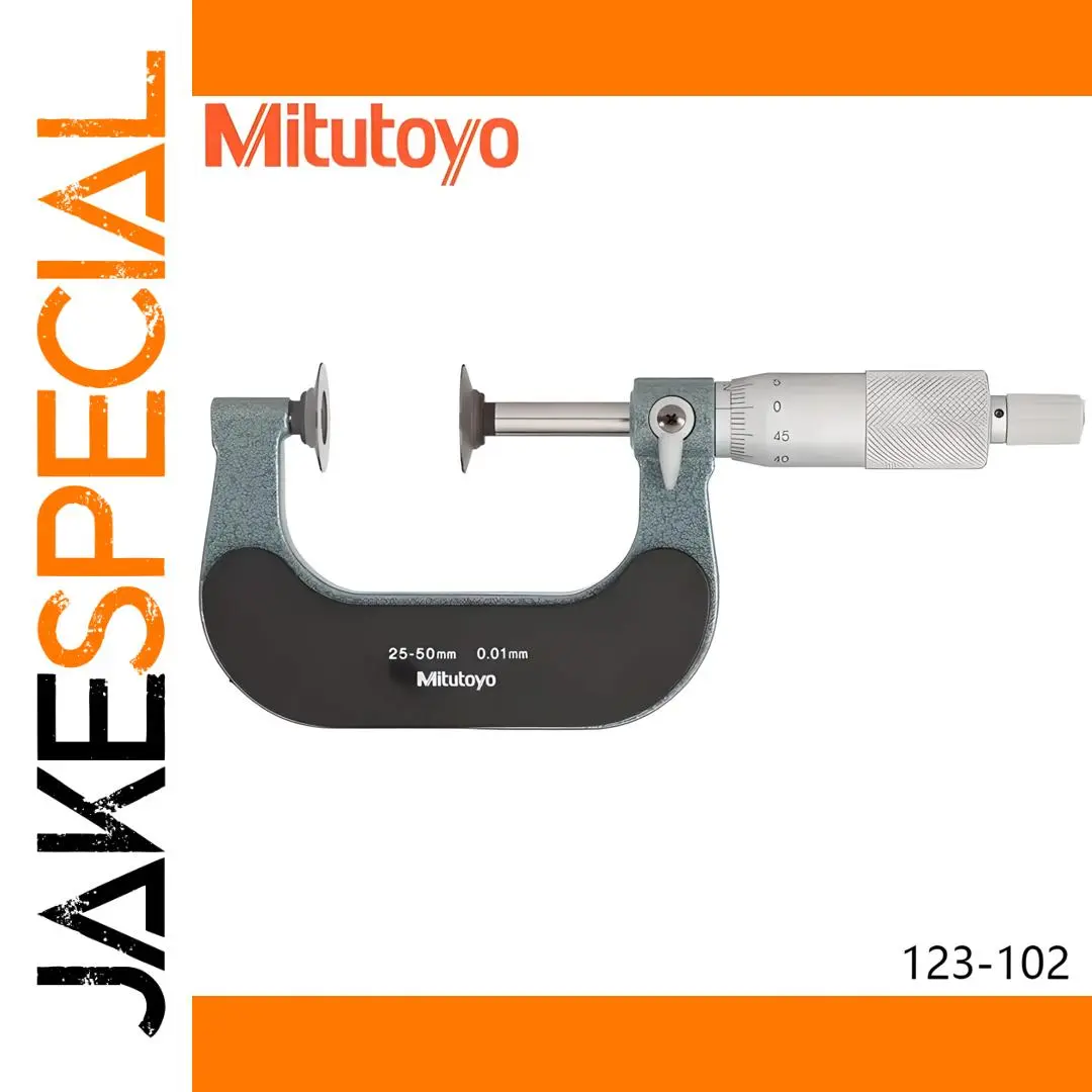 Mitutoyo 0-250mm Outside Micrometer Model 123-110 1 Mitutoyo 0-250mm Outside Micrometer Model 123-110