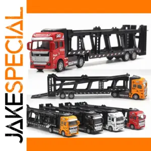 Vibrant Remote-Controlled Semi-Trailer Truck