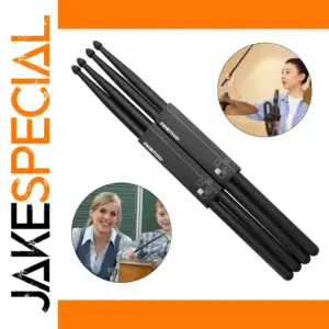 Black Nylon Drumsticks 16.3 in, 0.56 in Diameter