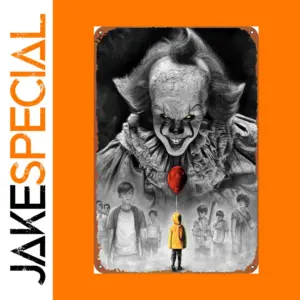 Vintage Pennywise Metal Sign for Wall Decor