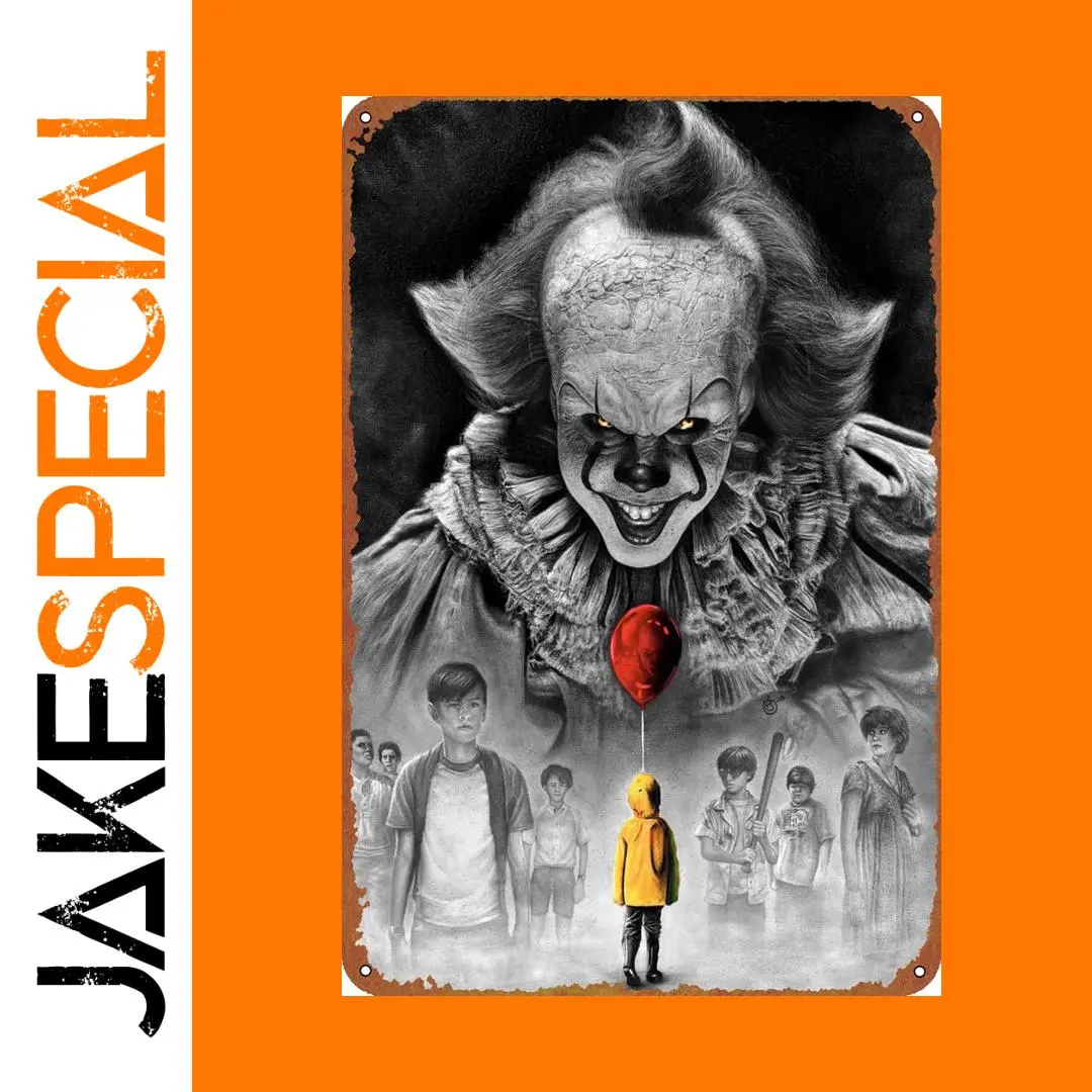 Vintage Pennywise Metal Sign for Wall Decor 1 Vintage Pennywise Metal Sign for Wall Decor
