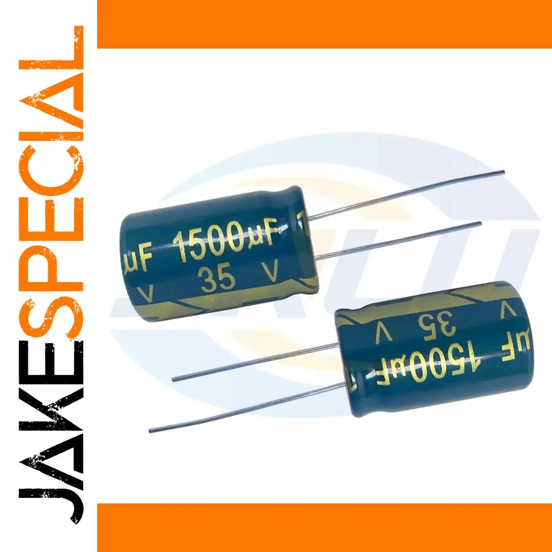 Aluminum Electrolytic Capacitors Set 1500µF 35V 1 Aluminum Electrolytic Capacitors Set 1500µF 35V
