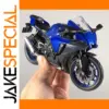 Blue Yamaha YZF-R1 1:12 Scale Diecast Model