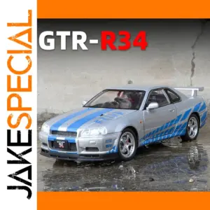 1:24 GTR R34 Diecast Model with Lights