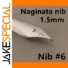 Heartbeat Design Naginata Fountain Pen Nib